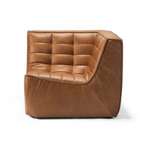 Sedačka N701 rohový diel Old Saddle koža
