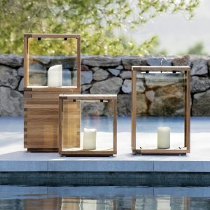 Podstavec na svietnik outdoor teak