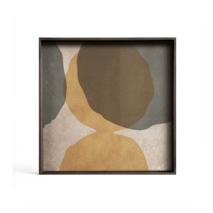 Malá tácka Cinnamon Overlapping Dots