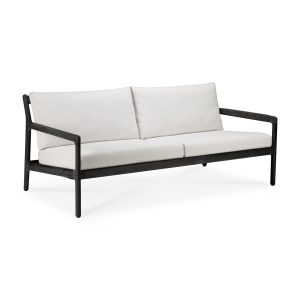 Dvojsedačka Jack outdoor čierny teak - off white