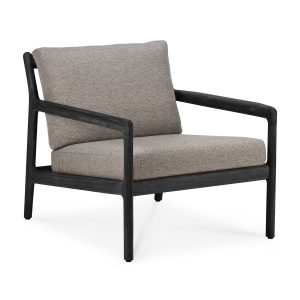 Kreslo Jack outdoor čierny teak - mocha