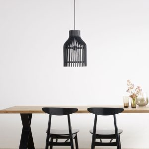 Svietidlo Firefly čierny ratan